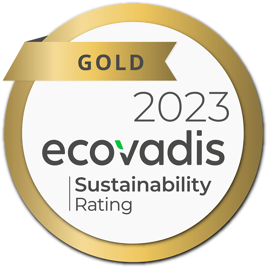 Logo EcoVadis OR 2023 Entreprise Certifiée